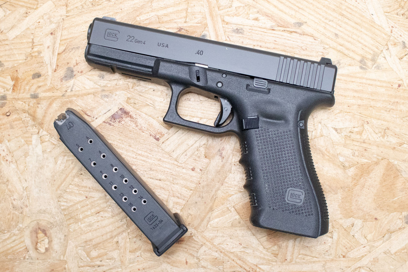 GLOCK 22 Gen4 40 S&W Police Trade-in Pistols (Fair Condition)
